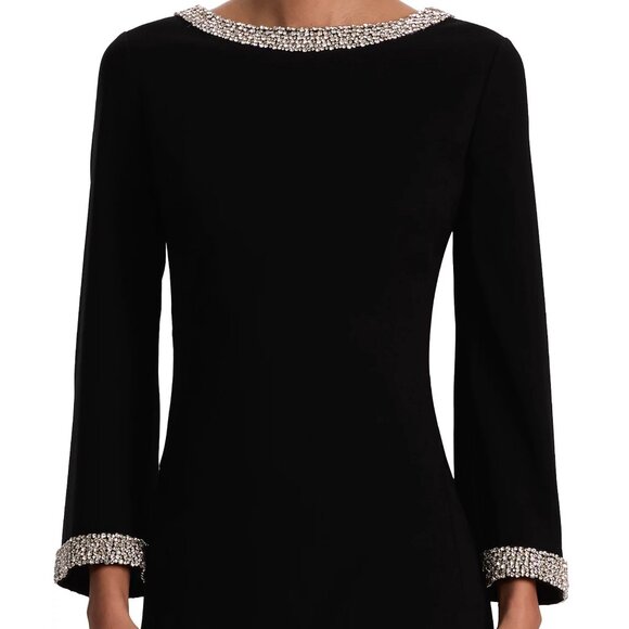 Alice and Olivia Mailynn Embellished Trim Mini Dress - Picture 5 of 5